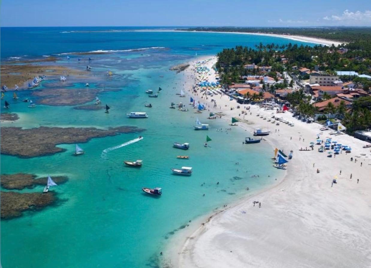 Piscinas naturales y jangadas en Porto de Galinhas